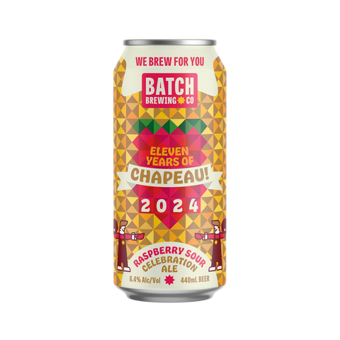 Chapeau Raspberry Sour Celebration Ale